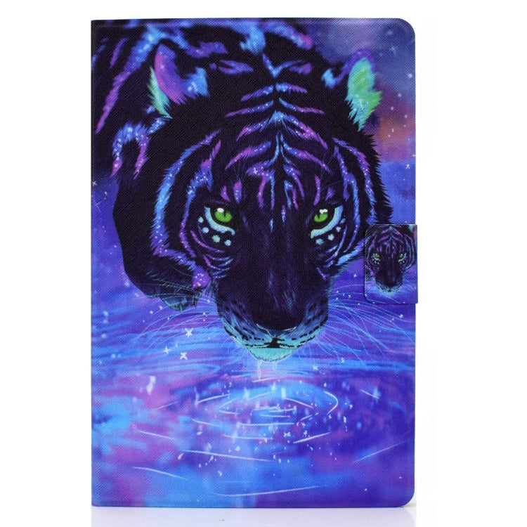 For Lenovo Tab M11 / Xiaoxin Pad 11 2024 Colored Drawing Smart Leather Tablet Case(Starry Sky Lion) - Lenovo by buy2fix | Online Shopping UK | buy2fix