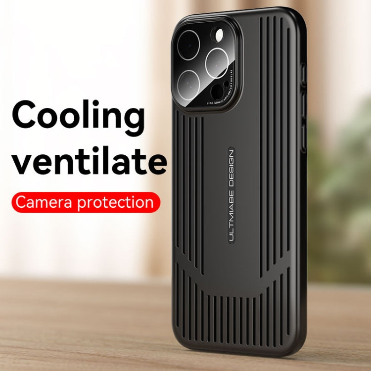 For iPhone 16 Ice Sense Heat Dissipation Electroplating Frosted Phone Case(Dark Blue) - iPhone 16 Cases by buy2fix | Online Shopping UK | buy2fix