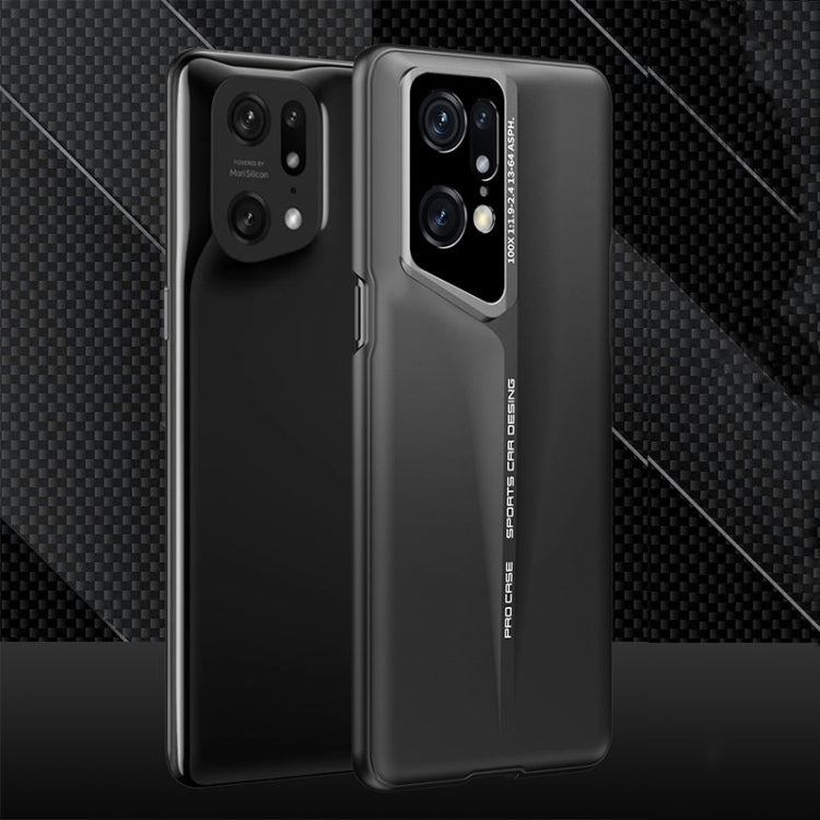 For OPPO Find X5 Pro GKK Blade Ultra-thin Full Coverage Phone Case(Black) - OPPO Cases by GKK | Online Shopping UK | buy2fix