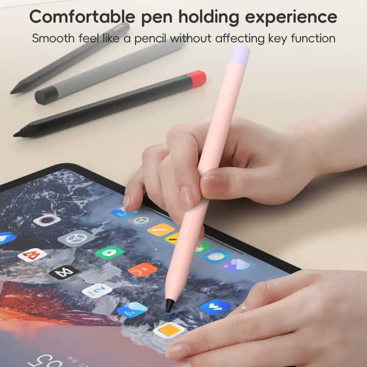 For Xiaomi Focus Pen III Stylus Pen Contrast Color Silicone Protective Case(Green) - Pencil Accessories by buy2fix | Online Shopping UK | buy2fix