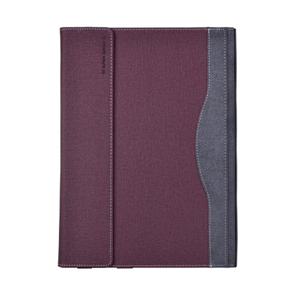 For Lenovo ThinkPad X1 Carbon 14 Gen 6 Cloth Texture Laptop Leather Protective Case(Wine Red) - Other by buy2fix | Online Shopping UK | buy2fix