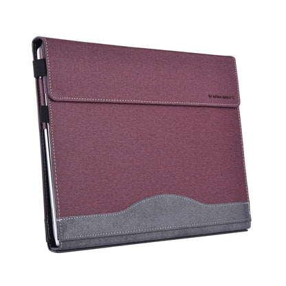 For Lenovo ThinkPad X1 Carbon Gen 7 Cloth Texture Laptop Leather Protective Case(Wine Red) - Other by buy2fix | Online Shopping UK | buy2fix