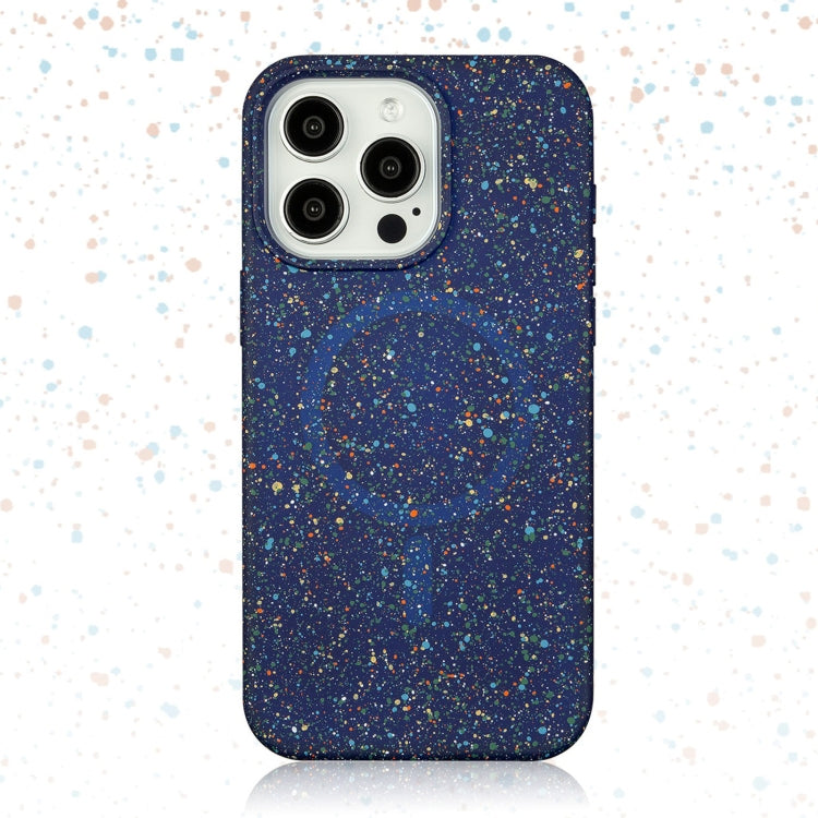 For iPhone 14 Pro Colorful Frosted Magsafe PC Hybrid TPU Phone Case(Blue) - iPhone 14 Pro Cases by buy2fix | Online Shopping UK | buy2fix