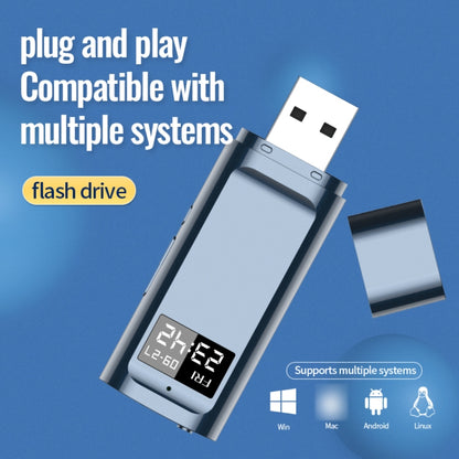 JNN X29 Multi-function USB Flash Drive Voice Recorder, Memory:8GB(Blue) - U-Disk Recorder by JNN | Online Shopping UK | buy2fix