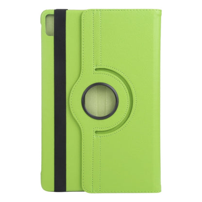 For iPad Air 13 2024 360 Degree Rotation Litchi Texture Leather Tablet Case with Holder(Green) - iPad Air 13 2024 Cases by buy2fix | Online Shopping UK | buy2fix