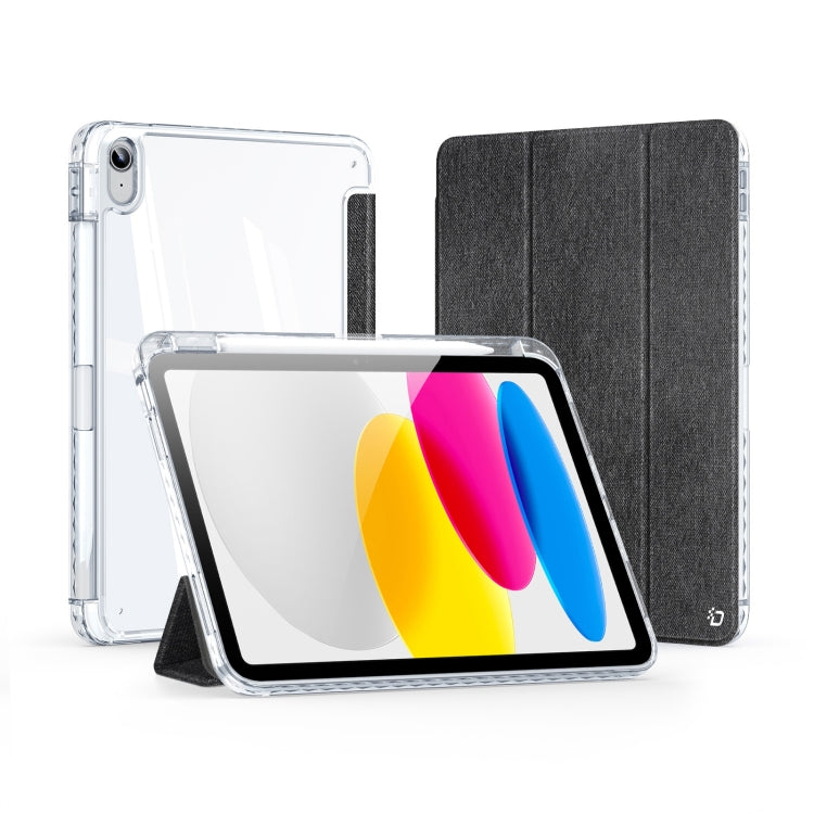 For iPad 10th Gen 10.9 2022 DUX DUCIS Unid Series PU+TPU Smart Tablet Case(Black) - iPad 10th Gen 10.9 Cases by DUX DUCIS | Online Shopping UK | buy2fix