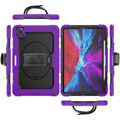 For iPad Pro 13 2024 Silicone + PC Tablet Protective Case(Purple+Black) - iPad Pro 13 2024 Cases by buy2fix | Online Shopping UK | buy2fix