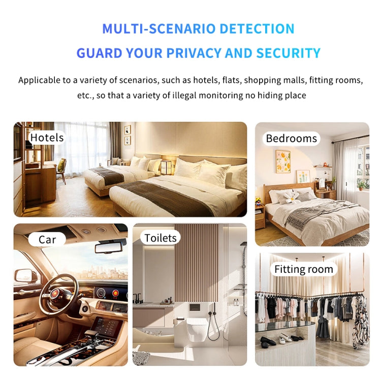 T02 Smart Infrared Camera Detector Anti-Sneak Shooting Scanner(White) - Infrared Detector by buy2fix | Online Shopping UK | buy2fix