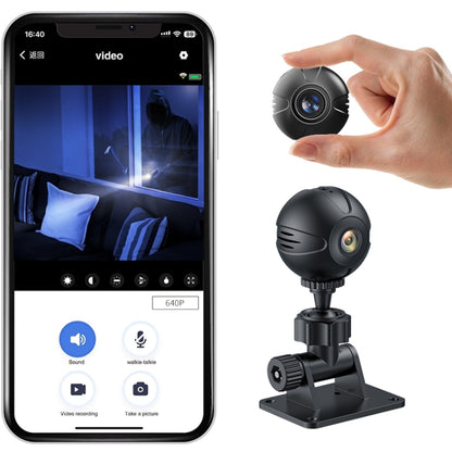 X3 Wireless Mini DV WiFi IP Camera, Support Night Vision / Motion Detection(Black) - Mini Camera by buy2fix | Online Shopping UK | buy2fix