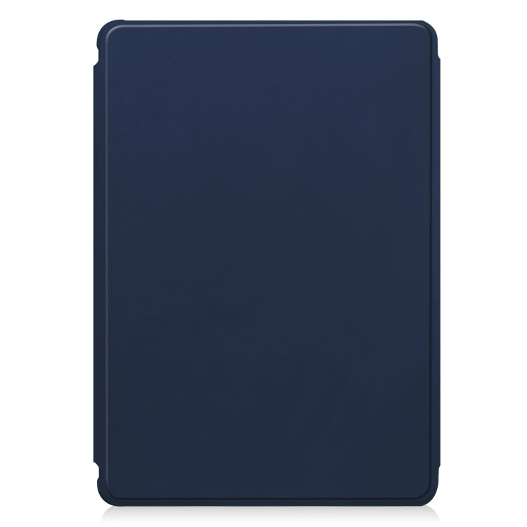 For iPad Air 11 2024 Transparent Rotation Smart Leather Tablet Case(Dark Blue) - iPad Air 11 2024 Cases by buy2fix | Online Shopping UK | buy2fix