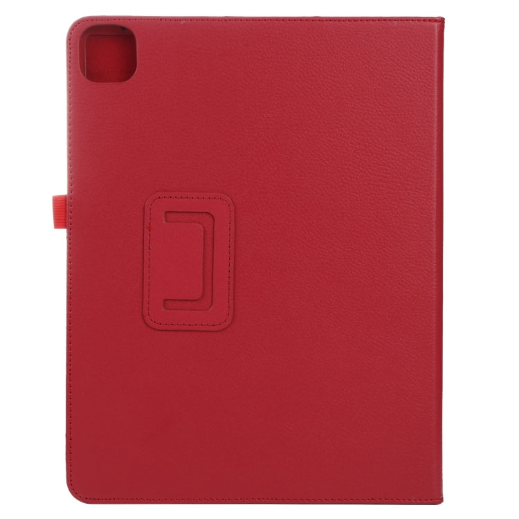 For iPad Air 11 2024 Litchi Texture Solid Color Leather Tablet Case(Red) - iPad Air 11 2024 Cases by buy2fix | Online Shopping UK | buy2fix