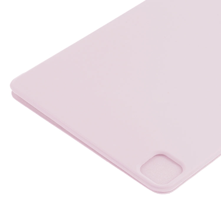 For iPad Pro 13 2024 Double-sided Clip Non-buckle Magnetic PU Smart Tablet Case(Pink) - iPad Air 13 2025 / 2024 Cases by buy2fix | Online Shopping UK | buy2fix