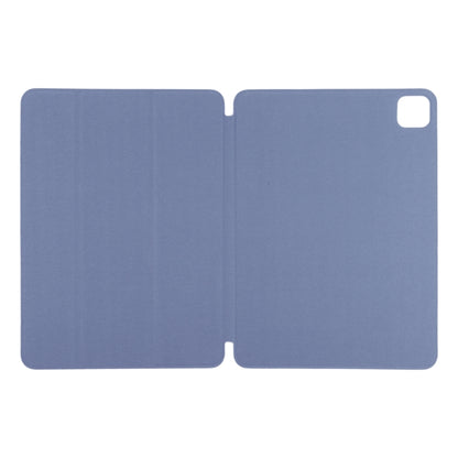 For iPad Pro 11 2024 Double-sided Clip Non-buckle Magnetic PU Smart Tablet Case(Purple) - iPad Pro 11 2024 Cases by buy2fix | Online Shopping UK | buy2fix