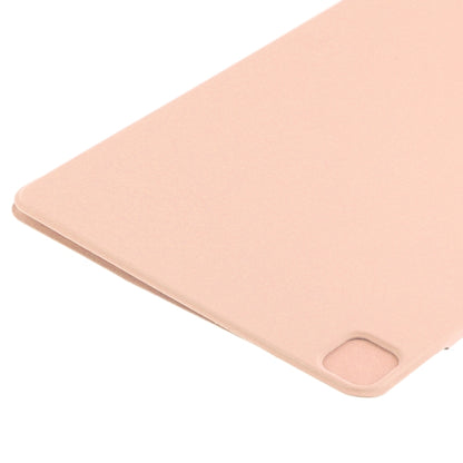 For iPad Pro 13 2024 Double-sided Clip Fixed Buckle Magnetic PU Leather Smart Tablet Case(Gold) - iPad Pro 13 2024 Cases by buy2fix | Online Shopping UK | buy2fix