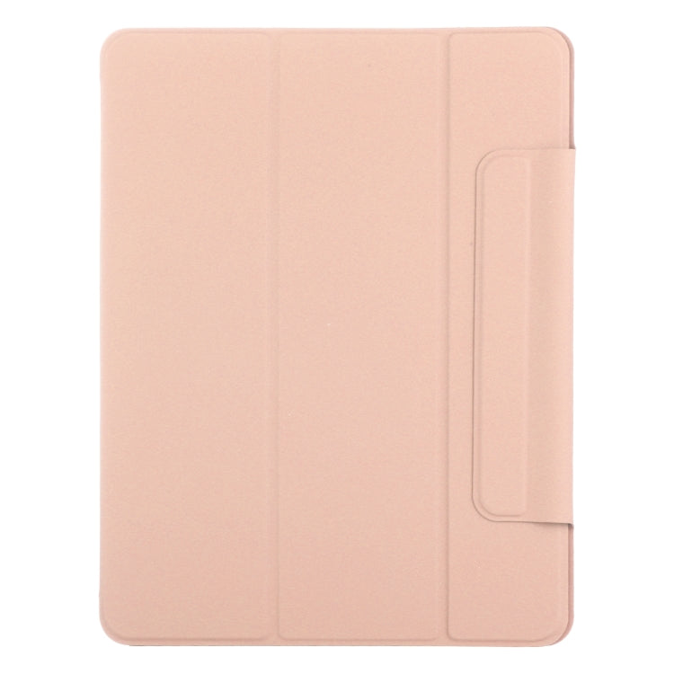 For iPad Air 13 2025 / 2024 Double-sided Clip Fixed Buckle Magnetic PU Leather Smart Tablet Case(Gold) - iPad Air 13 2025 / 2024 Cases by buy2fix | Online Shopping UK | buy2fix