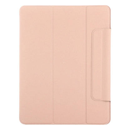 For iPad Air 13 2024 Double-sided Clip Fixed Buckle Magnetic PU Leather Smart Tablet Case(Gold) - iPad Air 13 2024 Cases by buy2fix | Online Shopping UK | buy2fix