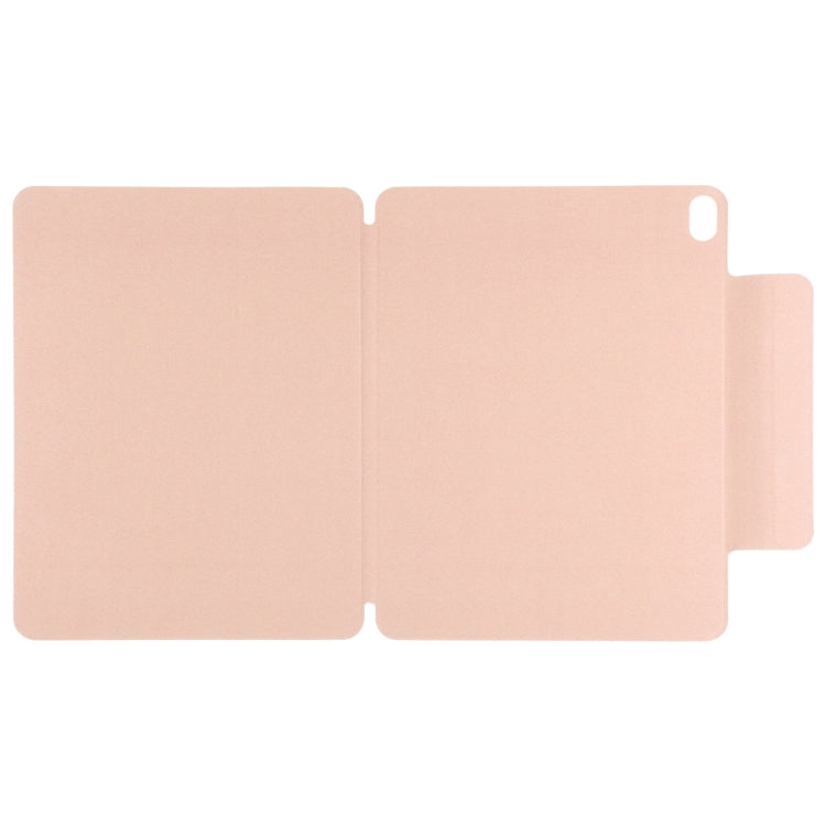 For iPad Air 13 2025 / 2024 Double-sided Clip Fixed Buckle Magnetic PU Leather Smart Tablet Case(Gold) - iPad Air 13 2025 / 2024 Cases by buy2fix | Online Shopping UK | buy2fix