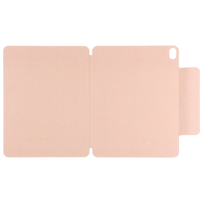 For iPad Air 13 2025 / 2024 Double-sided Clip Fixed Buckle Magnetic PU Leather Smart Tablet Case(Gold) - iPad Air 13 2025 / 2024 Cases by buy2fix | Online Shopping UK | buy2fix