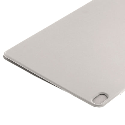 For iPad Air 13 2025 / 2024 Double-sided Clip Fixed Buckle Magnetic PU Leather Smart Tablet Case(Grey) - iPad Air 13 2025 / 2024 Cases by buy2fix | Online Shopping UK | buy2fix