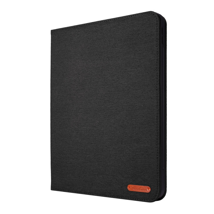 For iPad Pro 11 2024 Fabric Leather Tablet Case(Black) - iPad Pro 11 2024 Cases by buy2fix | Online Shopping UK | buy2fix