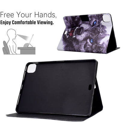 For iPad Pro 11 2024 Colored Drawing Smart Leather Tablet Case(German Shepherd Dog) - iPad Pro 11 2024 Cases by buy2fix | Online Shopping UK | buy2fix