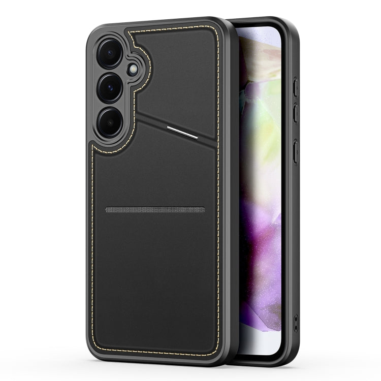 For Samsung Galaxy A35 5G DUX DUCIS Rafi II Series RFID Holder Phone Case(Black) - Galaxy Phone Cases by DUX DUCIS | Online Shopping UK | buy2fix