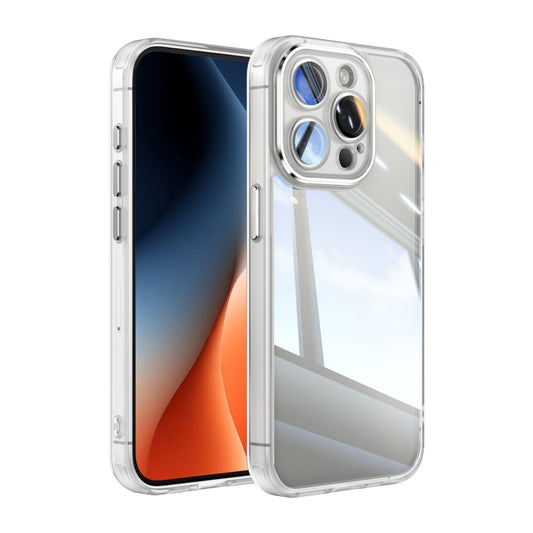 For iPhone 14 Pro Max Acrylic Hybrid TPU Armor Shockproof Phone Case(Transparent) - iPhone 14 Pro Max Cases by buy2fix | Online Shopping UK | buy2fix