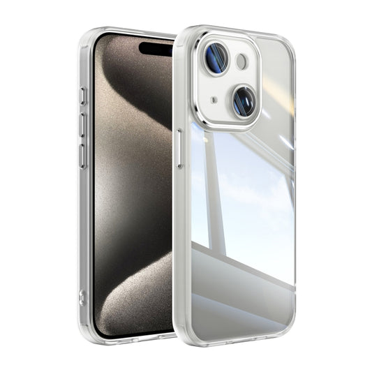 For iPhone 13 Acrylic Hybrid TPU Armor Shockproof Phone Case(Transparent) - iPhone 13 Cases by buy2fix | Online Shopping UK | buy2fix