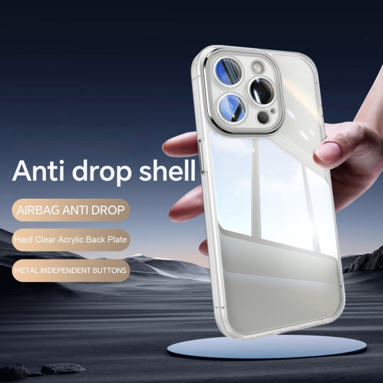 For iPhone 16 Pro Acrylic Hybrid TPU Armor Shockproof Phone Case(Transparent) - iPhone 16 Pro Cases by buy2fix | Online Shopping UK | buy2fix