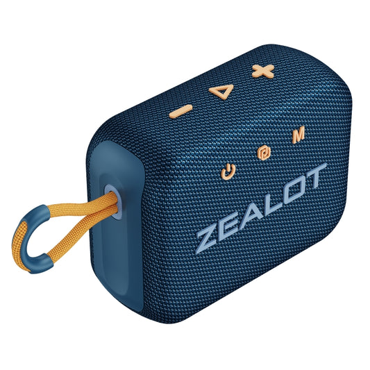 Zealot S75 Portable Outdoor IPX6 Waterproof Bluetooth Speaker(Blue) - Waterproof Speaker by ZEALOT | Online Shopping UK | buy2fix