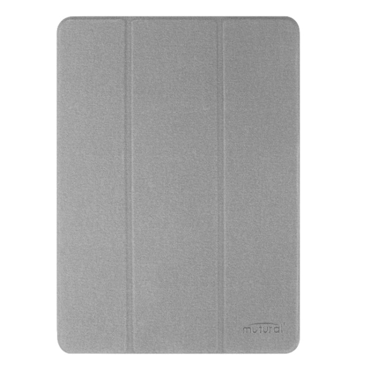 For iPad Air 13 2024 Mutural YASHI Series Tablet Leather Smart Case(Grey) - iPad Air 13 2025 / 2024 Cases by Mutural | Online Shopping UK | buy2fix