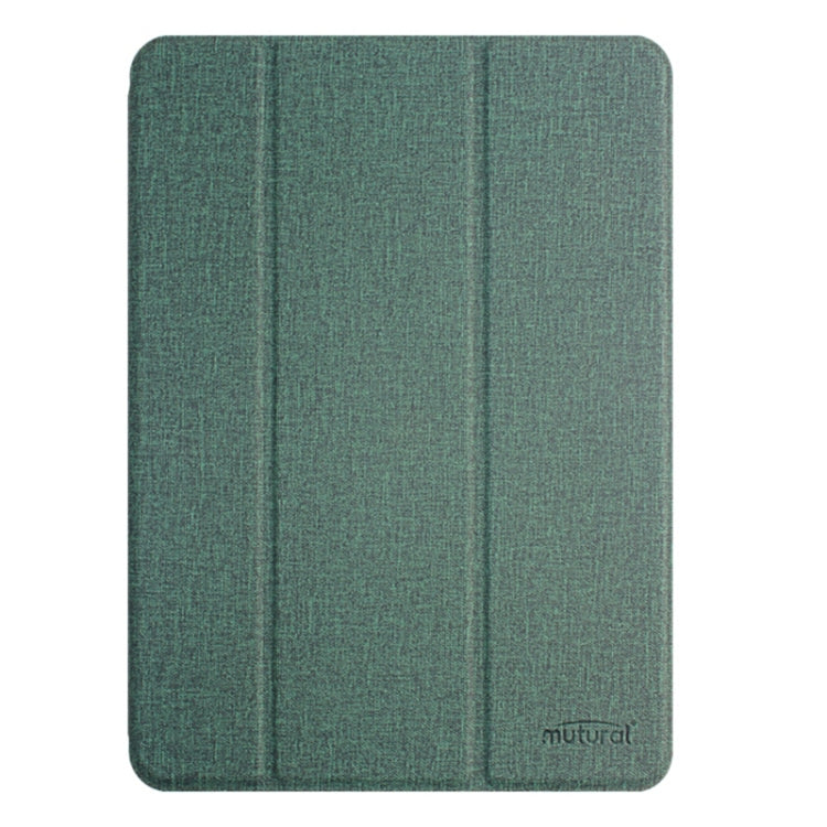 For iPad Pro 11 2024 Mutural YASHI Series Tablet Leather Smart Case(Green) - More iPad Cases by Mutural | Online Shopping UK | buy2fix