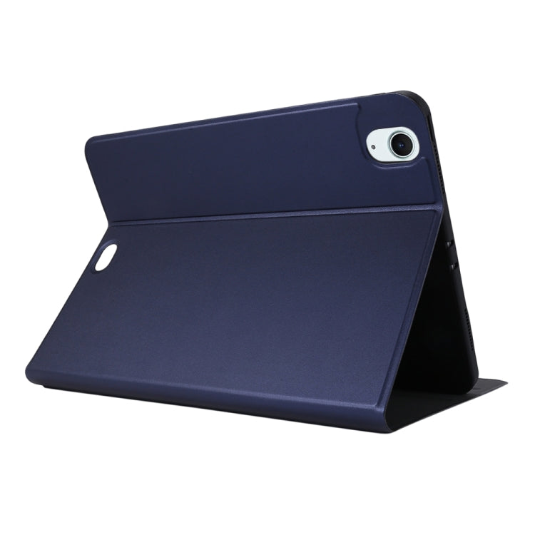 For iPad Air 13 2024 Stretch Voltage Plain Leather Smart Tablet Case(Dark Blue) - iPad Air 13 2024 Cases by buy2fix | Online Shopping UK | buy2fix