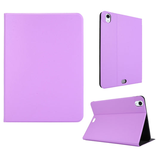 For iPad Air 11 2024 Stretch Voltage Plain Leather Smart Tablet Case(Purple) - iPad Air 11 2024 Cases by buy2fix | Online Shopping UK | buy2fix