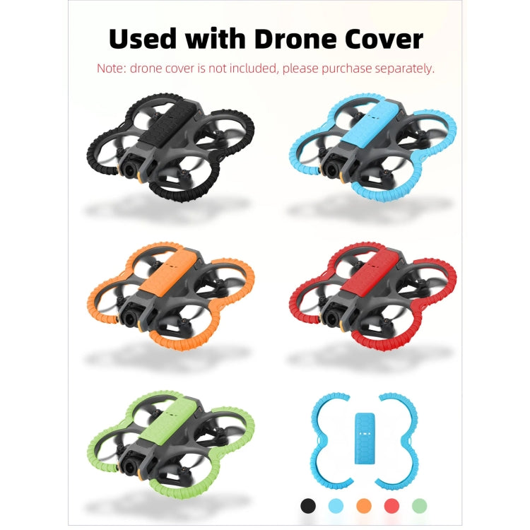 For DJI Avata 2 Sunnylife Drone Anti-Collision Protective Cover Propeller Ring Stripes(Orange) - Other by Sunnylife | Online Shopping UK | buy2fix