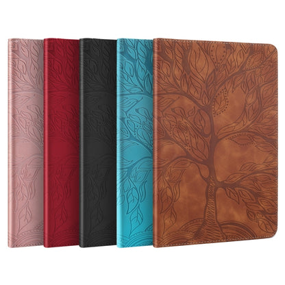 For iPad Pro 11 2024 Tree Life Series Embossed Smart Leather Tablet Case(Red) - iPad Pro 11 2024 Cases by buy2fix | Online Shopping UK | buy2fix