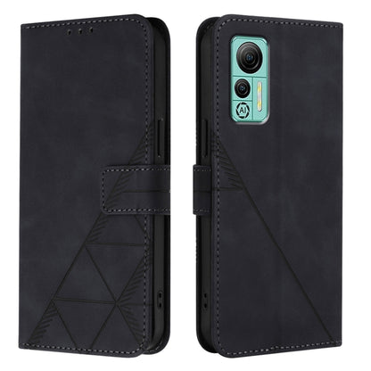 For Ulefone Note 14 Crossbody 3D Embossed Flip Leather Phone Case(Black) - Ulefone Cases by buy2fix | Online Shopping UK | buy2fix