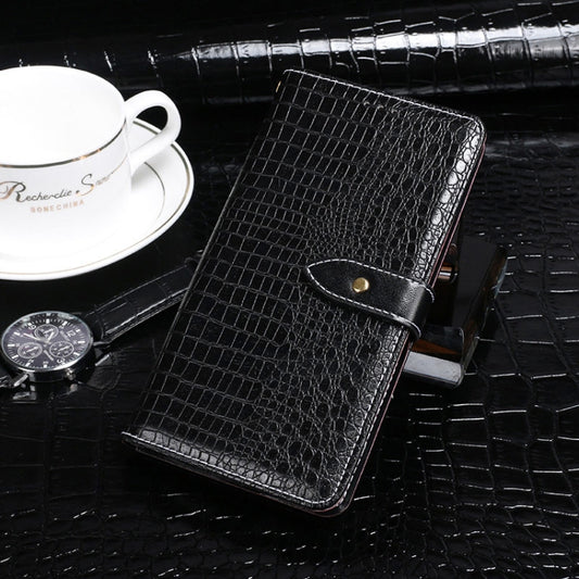 For Cubot P40 idewei Crocodile Texture Horizontal Flip Leather Case with Holder & Card Slots & Wallet(Black) - More Brand by idewei | Online Shopping UK | buy2fix