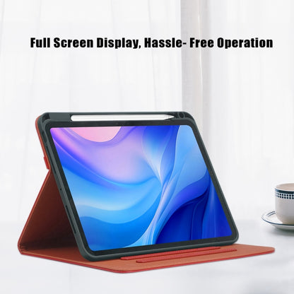 For iPad Pro 11 2024 Front Stand Smart TPU Leather Tablet Case(Red) - iPad Pro 11 2024 Cases by buy2fix | Online Shopping UK | buy2fix