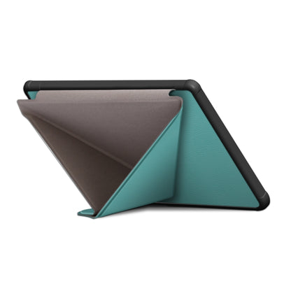 For Kobo Libra Colour 2024 Solid Color Deformation TPU Leather Smart Tablet Case(Green) - Others by buy2fix | Online Shopping UK | buy2fix