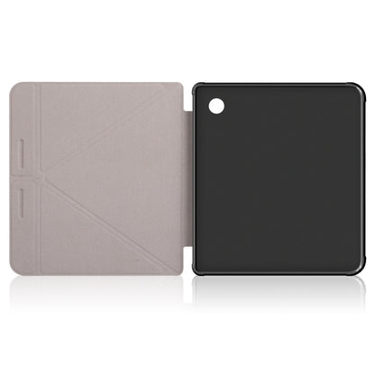 For Kobo Libra Colour 2024 Solid Color Deformation TPU Leather Smart Tablet Case(Butterflies) - Others by buy2fix | Online Shopping UK | buy2fix