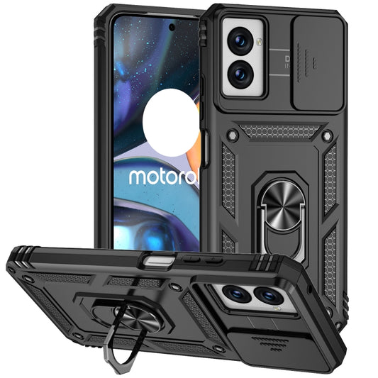 For Motorola Moto G Power 5G 2024 Sliding Camshield Holder Phone Case(Black) - Motorola Cases by buy2fix | Online Shopping UK | buy2fix