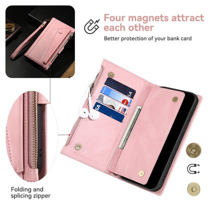 For Samsung Galaxy S25 5G ESEBLE Retro Frosted RFID Flip Leather Phone Case(Rose Gold) - Galaxy S25 5G Cases by ESEBLE | Online Shopping UK | buy2fix