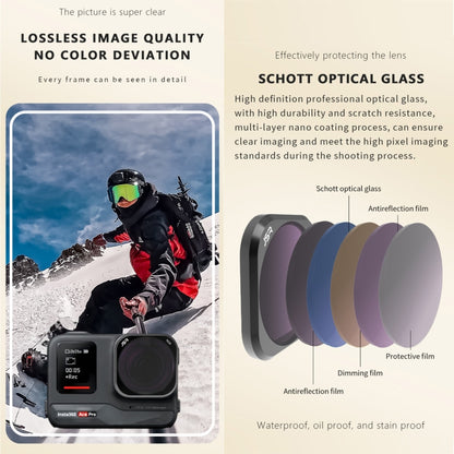 For Insta360 GO 3S JUNESTAR Camera Lens Filter, Filter:4 in 1 NDPL - Len Accessories by JSR | Online Shopping UK | buy2fix