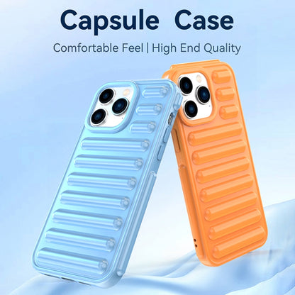 For iPhone 16e Capsule Series Candy Color TPU Phone Case(Green) - iPhone 16e Cases by buy2fix | Online Shopping UK | buy2fix