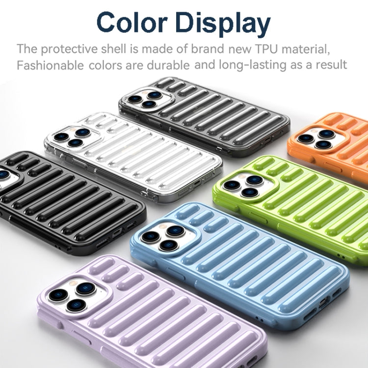 For iPhone 16 Pro Max Capsule Series Candy Color TPU Phone Case(Blue) - iPhone 16 Pro Max Cases by buy2fix | Online Shopping UK | buy2fix