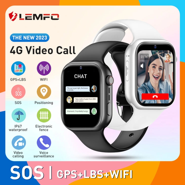 LEMFO K20 1.81 inch Children Sport Smart Watch, Support Video Call / Message Notification / GPS / WiFi / AI(Pink) - Smart Watches by LEMFO | Online Shopping UK | buy2fix