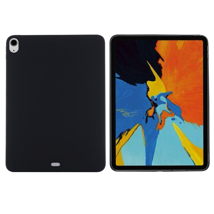 For iPad Air 13 2025 / 2024 Pure Color Liquid Silicone Shockproof Tablet Case(Black) - iPad Air 13 2025 / 2024 Cases by buy2fix | Online Shopping UK | buy2fix