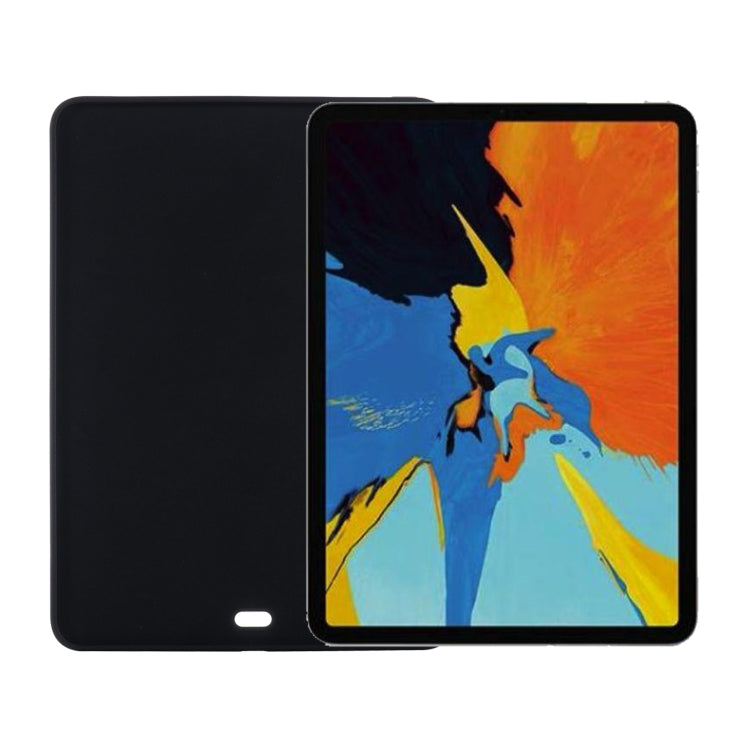 For iPad Air 13 2025 / 2024 Pure Color Liquid Silicone Shockproof Tablet Case(Black) - iPad Air 13 2025 / 2024 Cases by buy2fix | Online Shopping UK | buy2fix