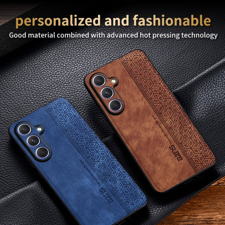 For Samsung Galaxy S25+ 5G AZNS 3D Embossed Skin Feel Phone Case(Sapphire Blue) - Galaxy S25+ 5G Cases by AZNS | Online Shopping UK | buy2fix